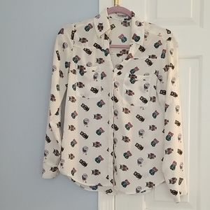 Express Portofino shirt Owl print